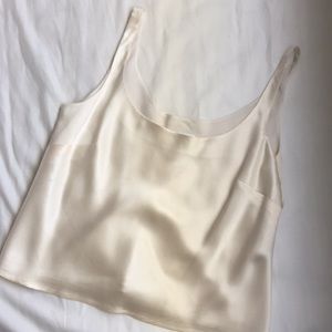 Silk/satin Ivory Camisole